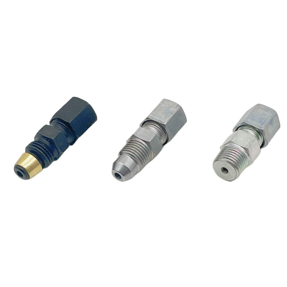 Nonreturn valve complete with coupling nut and cutting ring